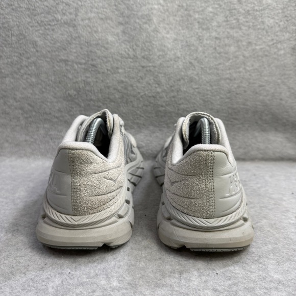 Hoka One One Clifton LS Womens Running Shoes Size 7.5 Grey Sneakers 1141550 STGL - Picture 5 of 10